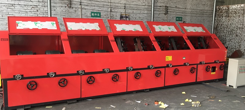 10-Station Round Pipe Polishing Machine