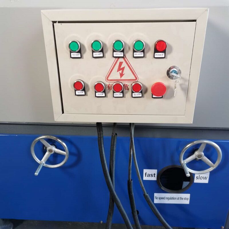 Double Working Position Steel Pipe Polishing Machine For Big Diameter Big Size Pipes
