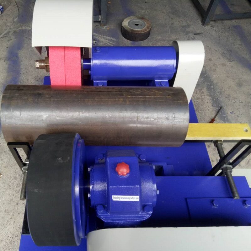 Single Head Carbon Steel Round Pipe Polishing Machine