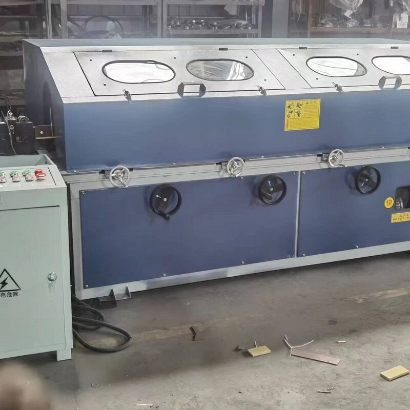 Tube buffing machine pipe surface polisher