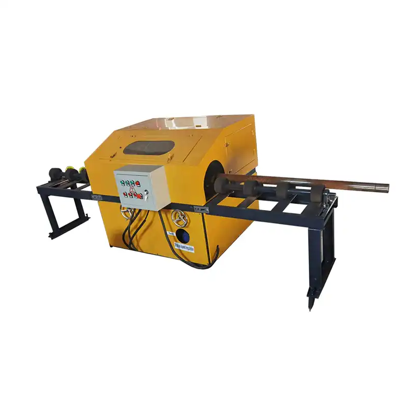 Satin Tube Polishing Machine With Feeder