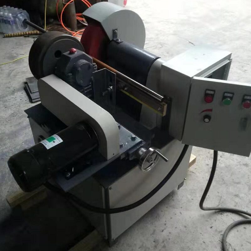 Tapering pipe concial tube polishing machine