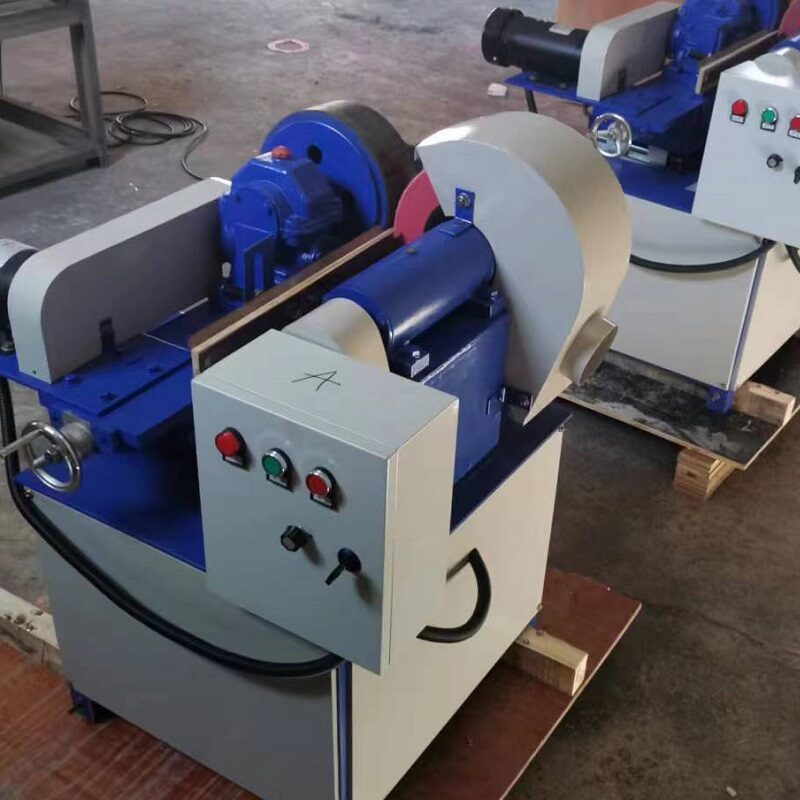 Tapering pipe concial tube polishing machine