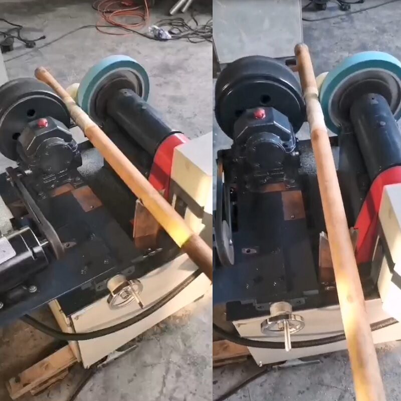 Wood stick groove making machine wooden stick grooving polishin